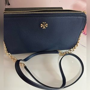 Tory Burch CARTER SLIM CROSSBODY ROYAL NAVY